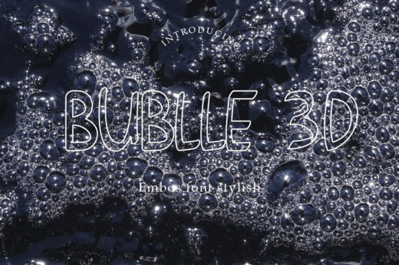 Bublle 3D: A Playful Display Font That Cuts Through the Feed