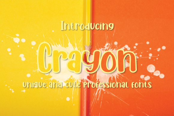 Crayon: A Quirky Display Font That Feels Like Hand-Drawn Charm