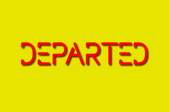 Departed: A Display Font That Anchors Editorial Calm