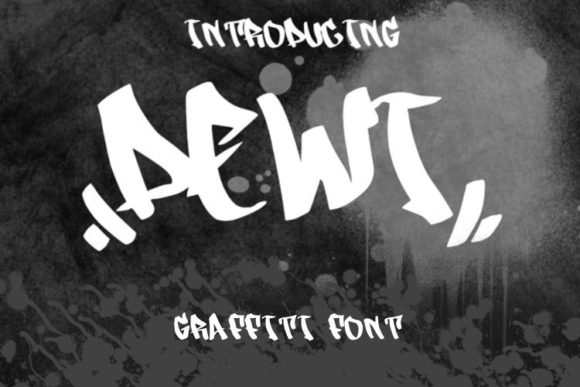 Dewi: A Graffiti-Styled Display Font That Elevates Digital Branding