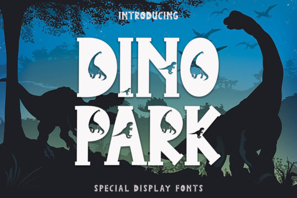 Dino Park: A Playful Display Font That Delivers in Real Campaigns