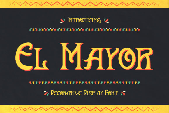 El Mayor Display Font for Handmade Labels & Invitations
