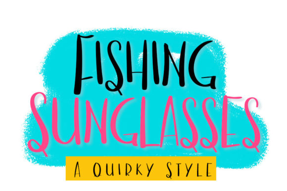 Fishing Sunglasses: A Quirky Display Font That Adds Personality to Branding