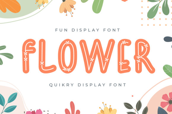 Flower Yellow: A Playful Display Font for Web Designers