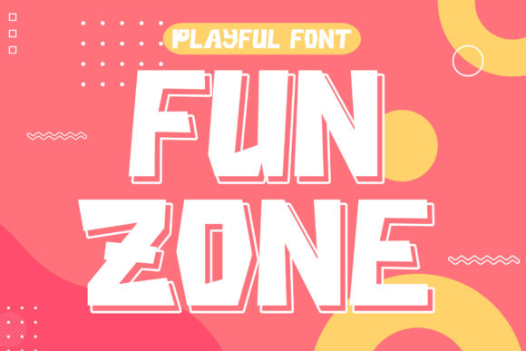 Fun Zone: A Playful Display Font That Delivers Joy in Digital Layouts