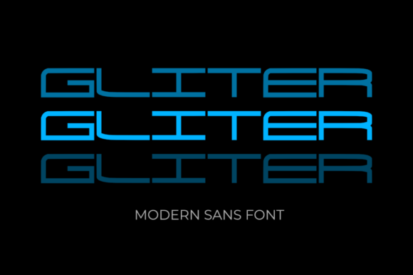 Gliter: A Clean, Modern Display Font That Actually Works