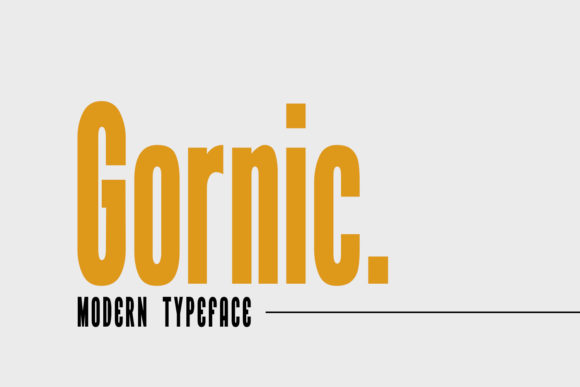 Gornic: A Bold, Warm Display Font That Earns Its Space