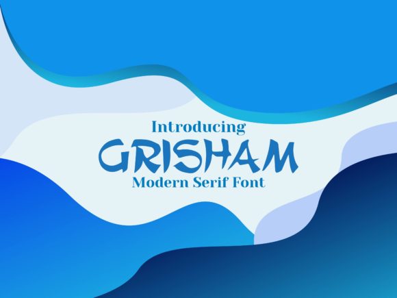 Grisham: A Playful Display Font for Editorial Charm
