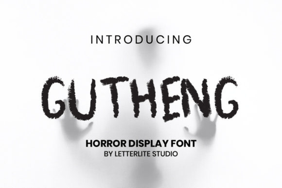Gutheng: A Display Font That Screams October—Without Saying a Word