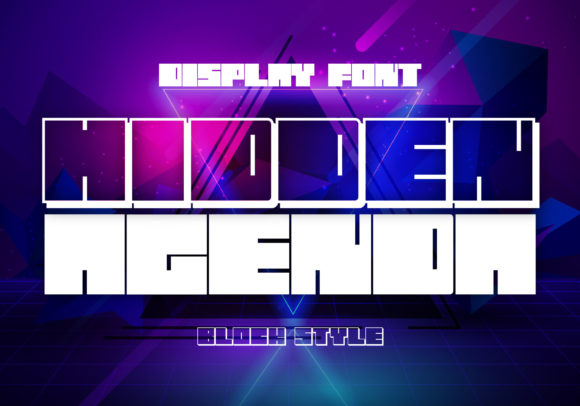Hidden Agenda: A Thick, Confident Display Font That Holds Its Own