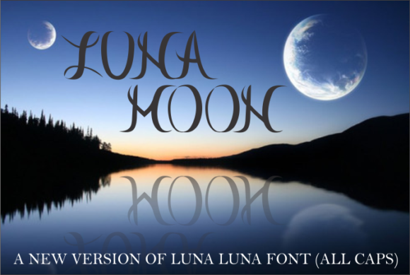 Luna Moon: A Whimsical Display Font That Elevates Your Brand
