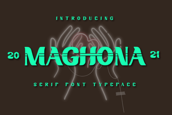Maghona: A Standout Display Font for Digital Branding