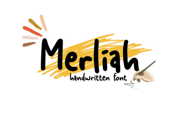 Merliah: A Paint-Brushed Display Font for Editorial Charm