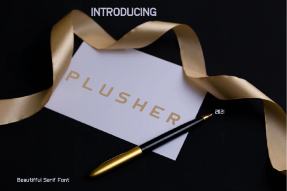 Plusher: A Display Font That Makes Your Brand Feel Polished & Purposeful