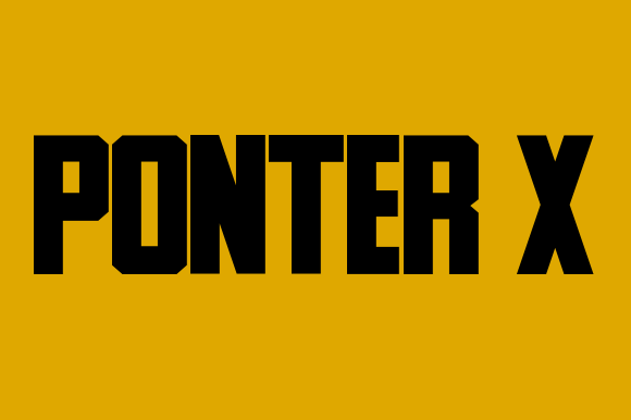 Ponter X: A Bold Display Font for Editorial Impact
