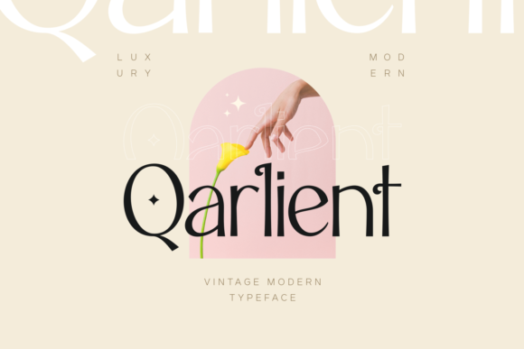 Qarlient: A Delicate Display Typeface for Thoughtful Editorial Moments