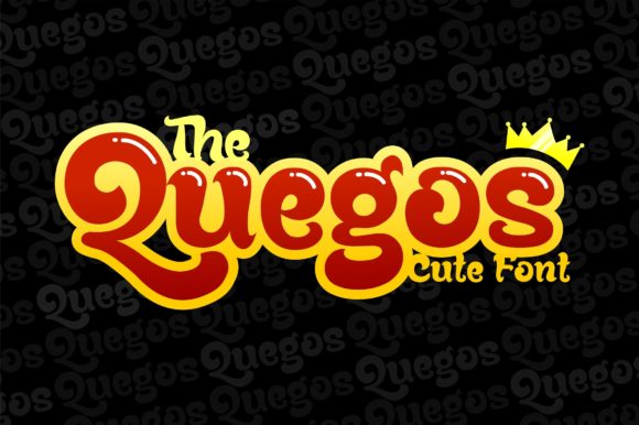 Quegos: A Retro Graffiti Display Font That Pops on the Web