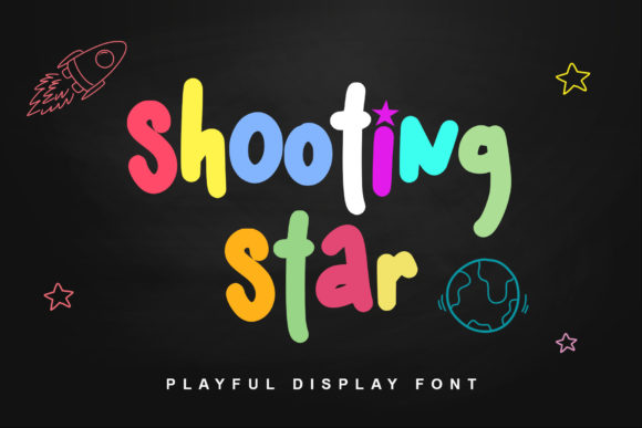 Shooting Star: A Playful Display Font That Delivers Personality