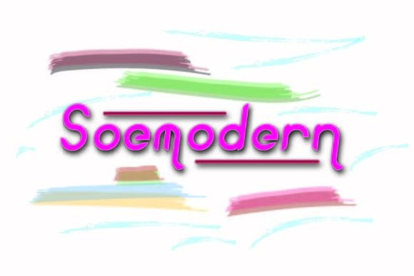 Soemodern: A Modern Display Font That Elevates Digital Branding