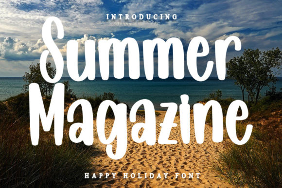 Summer Magazine: A Charming Display Font for Warm, Friendly Brands
