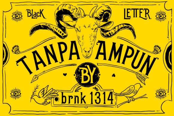 Tanpa Ampun: A Bold Display Font That Commands Attention Online