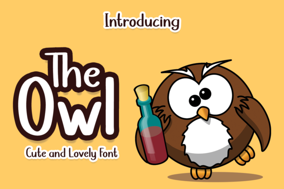 The Owl Display Font for Small Business Branding
