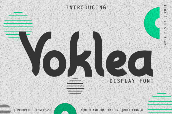 Voklea: A Bold Display Font That Elevates Real Small Business Branding