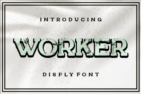 Worker: A Bold Display Font for Impactful Web Headlines